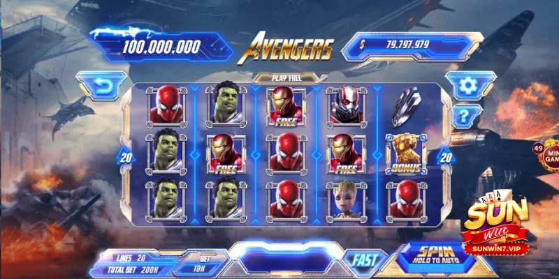 Cách thức chơi game AVENGER tại Sunwin chi tiết từng bước