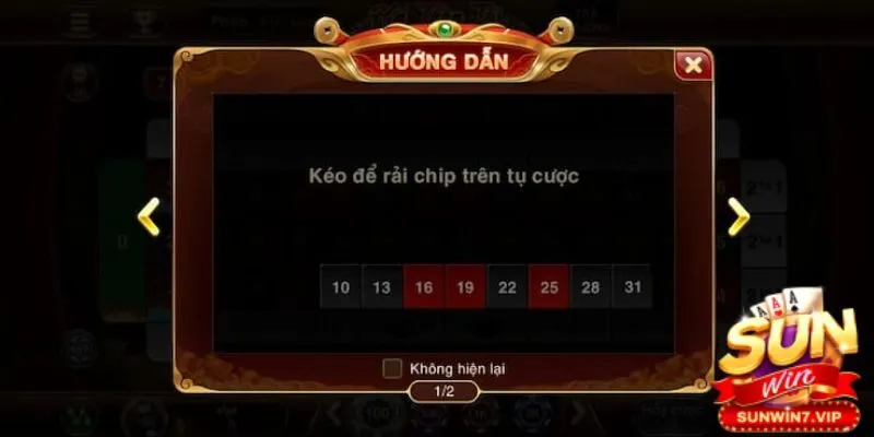 Có nhiều mức cược khác nhau