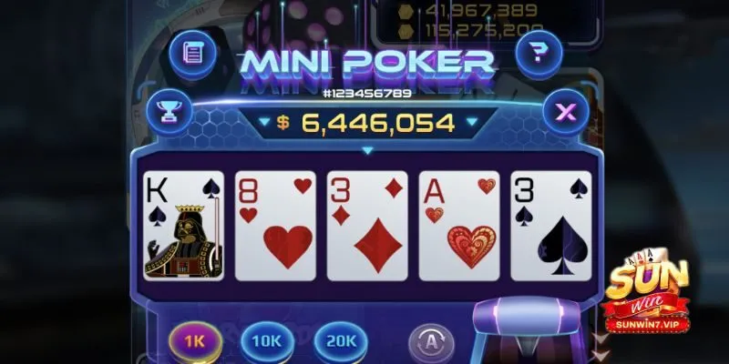 Hạn chế sử dụng auto khi chơi Minigame Poker